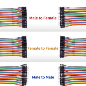 Jumper cables pack of 40 each Male/Male, Male/Female, Female/Female Cable Comb